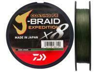 Braided Line Daiwa J-Braid Expedition x8E Dark Green 300m - 0.24mm