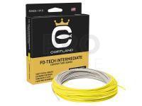 Fly line Cortland Competition Series FO-Tech Intermediate / Floating | Smoke/Yellow | 130ft | WF7/8I/F