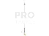 Mikado Method Feeder Rigs Barbless X-Tra Strong with rubber 10cm - #12