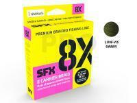 Sufix SFX 8 Carrier Braid Lo-Vis Green 135m 0.165mm