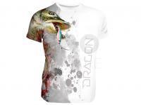 Breathable T-shirt Dragon - pike white XL