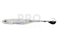 Fish Arrow Flash-J Spin Elastomer SW 3" 75mm - #100 Keimura Clear / Silver