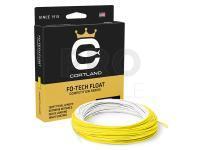 Fly line Cortland Competition Series FO-Tech Floating | White/Yellow | 130ft | WF7/8F