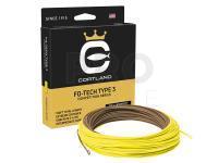 Fly line Cortland Competition Series FO-Tech Type 3 Intermediate | Brown/Yellow | 130ft | WF6/7S/I