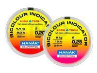 Hanak Monofilament Lines Bicolour indicator fluo line