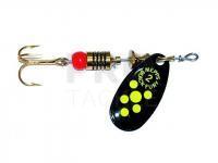 Spinner Mepps Black Fury Black / Chart dots - #3 | 6.50g