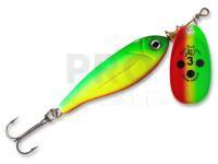 Lure Blue Fox Minnow Super Vibrax #1 5g - Green Yellow Red