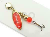 Spinner Mepps Aglia Long Redbo #0 | 2.5g - Gold