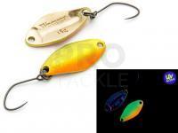 Trout Spoon Nories Masukuroto Weeper 1.5g 23mm - #044 (Gold-Orange / Gold)