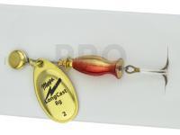 Spinner Mepps Aglia LongCast #2 8g - Gold / Red