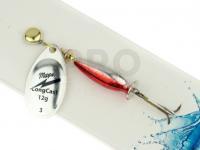 Spinner Mepps Aglia LongCast #3 12g - Silver / Red