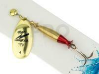 Spinner Mepps Aglia LongCast #4 17g - Gold / Red