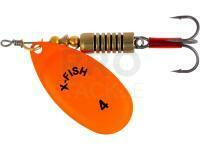 Spinner X-Fish Stark #4 9.5g - Nikel UV orange