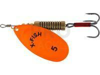 Spinner X-Fish Stark #5 14g - Nikel UV orange