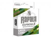 Braid Line Rapala Rapinova-X Green Camo 100m | 0.40mm