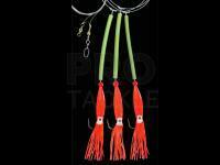 Dega Sea Rig 3 UV Octopus Side Arms 13cm Size 7/0 - Orange