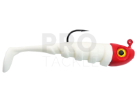 Soft Bait Delalande Toupti Shad 7cm 7g - 061 - Blanc tête Rouge