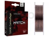 Monofilament mainline Dragon S.H.M Camouflage Match 150m 0.14mm
