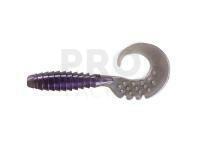 Soft baits FishUp Fancy Grub 2.5 - 058 Purple Smoke Pearl/Silver