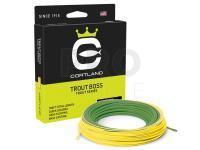 Fly line Cortland Trout Boss Trout Series Floating | Green/Yellow | 100ft | WF4F