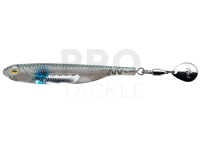 Fish Arrow Flash-J Spin Elastomer SW 3" 75mm - #102 Blue Spot / Silver