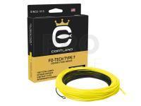 Fly line Cortland Competition Series FO-Tech Type 7 Intermediate | Black/Yellow | 130ft | WF7/8S/I