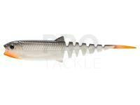 Soft Bait Savage Gear Cannibal Minnow V-Tail 8cm 3.4g S - White Black