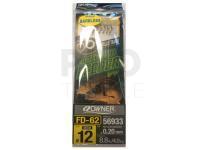 Owner Barbless hooks with leaders Method Feeder FD-62 Pellet Band