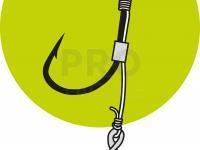 Hooks with leaders Owner Method Feeder FD61 Spear #6 0.22mm
