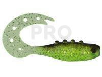 Dragon Soft bait Hitman 15cm - Chartreuse/Black | Silver glitter