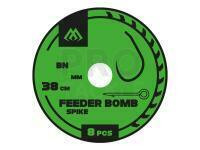 Mikado Feeder Bomb X-TRA STRONG Rigs 38cm - spike - 0.18mm - #12
