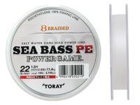 Braid Line Toray Sea Bass PE Power Game 8 Braided Natural 150m 20lb #1.2