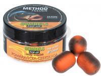 Jaxon Dumbels Duo Color Pop-Up Method Feeder 30g 8/10mm - Orange-Chocolate
