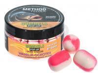 Jaxon Dumbels Duo Color Pop-Up Method Feeder 30g 8/10mm - Vanilla-Bloodworm