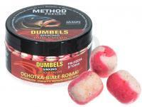 Jaxon Dumbels Duo Color Sinking Method Feeder 50g 8/10mm - Bloodworm-Maggots