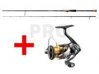 Reel Shimano Twin Power FD 2500S HG + GRATIS Shimano Yasei BB Street Spinning 2.10m 3-12g