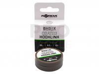 Braided line Korda Basix Coated Hooklink Camo Green 10m 18lb 8.2kg