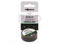 Braided line Korda Basix Coated Hooklink Camo Green 10m 25lb 11.3kg