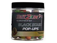 BaitZone Pop-Ups 250ml 12 & 15 mm - Black Squid