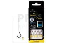 Mikado Method Feeder Rigs Braid Chinu with bait band 10cm - #12