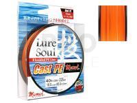 Braided line Momoi LURE SOUL CAST P.E. Orange 0.10mm 150m