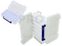 Box Meiho Reversible 100 Two Sided Plastic Lure Case - Clear