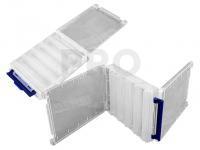 Box Meiho Reversible 140 Two Sided Plastic Lure Case - Clear