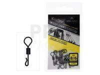 Mikado Quick Change Swivel with Large Eye #8 - Black Nickel