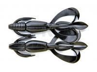 Soft baits Keitech Crazy Flapper 2.4 inch | 61mm - 001S Black