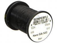 Thread Semperfli Nano Silk 50D 12/0 100m 109yds - Black