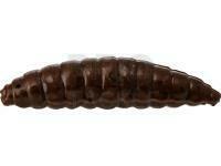 Soft Baits Westin Maggot 4.8 cm / 2.2 g / 8 pcs. / Garlic/Cheese -  Dark Brown