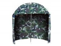 Fishing umbrella with shield AK-PLX125CM