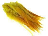 Rooster Saddle Feather - Copper Olive