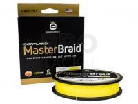 Braided line Cortland Master Braid 150 yds Yellow 10lb | .006 in | .152 mm